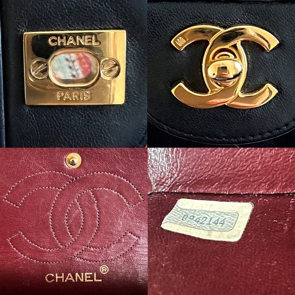 Chanel Classic Vintage Medium Black Double Flap Bag - Picture 11 of 11